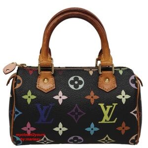 SOLD‼️Louis Vuitton Multicolore Speedy Nano Handbag